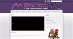 Desktop Screenshot of mujeressupervivientes.org
