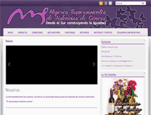 Tablet Screenshot of mujeressupervivientes.org